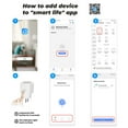 thumbnail image 3 of Peggybuy Tuya WiFi Smart Plug Voice Control for Living Room Study Bedroom (16A White), 3 of 5