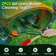 thumbnail image 7 of Mower Deck Scraper with Ergonomic Long Handle, Lawn Mower Deck Cleaner Tool with Stiff Bristle Brush, Lawn Mower Maintenance Deck Scraper Cleaning Tool for Gardening, 7 of 7