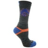 Strideline Athletic Crew Socks Boise State Charcoal Heather 4100511 Strapped Men
