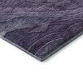 thumbnail image 3 of Addison Rugs Mayfield Premium Machine Washable Transitional Swirls Purple Runner Rug, 2'3" X 7'6" Machine Washable Transitional Swirls Purple Oversized Sherpa Throw Blanket, 3 of 6