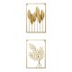 thumbnail image 1 of 2 piezas para colgar en de , decoración artística de oro inconfundible, adornos artesanales, esculturas Soledad Arte para colgar en la pared, 1 of 10