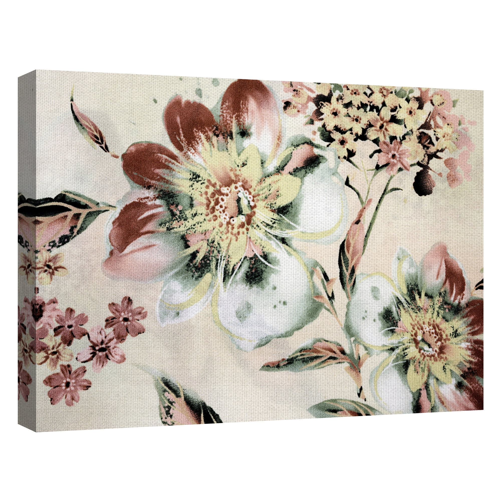 Masterpiece Art Gallery Summer Flower Pink & White by Incado Canvas Art Print 30" x 40"