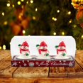 thumbnail image 1 of Precioso de navideñas de 3 piezas, adorno decorativo de lámpara de té de portátil para decoración para hogar, víspera de Navidad, de pie Soledad Velas de Navidad, 1 of 7