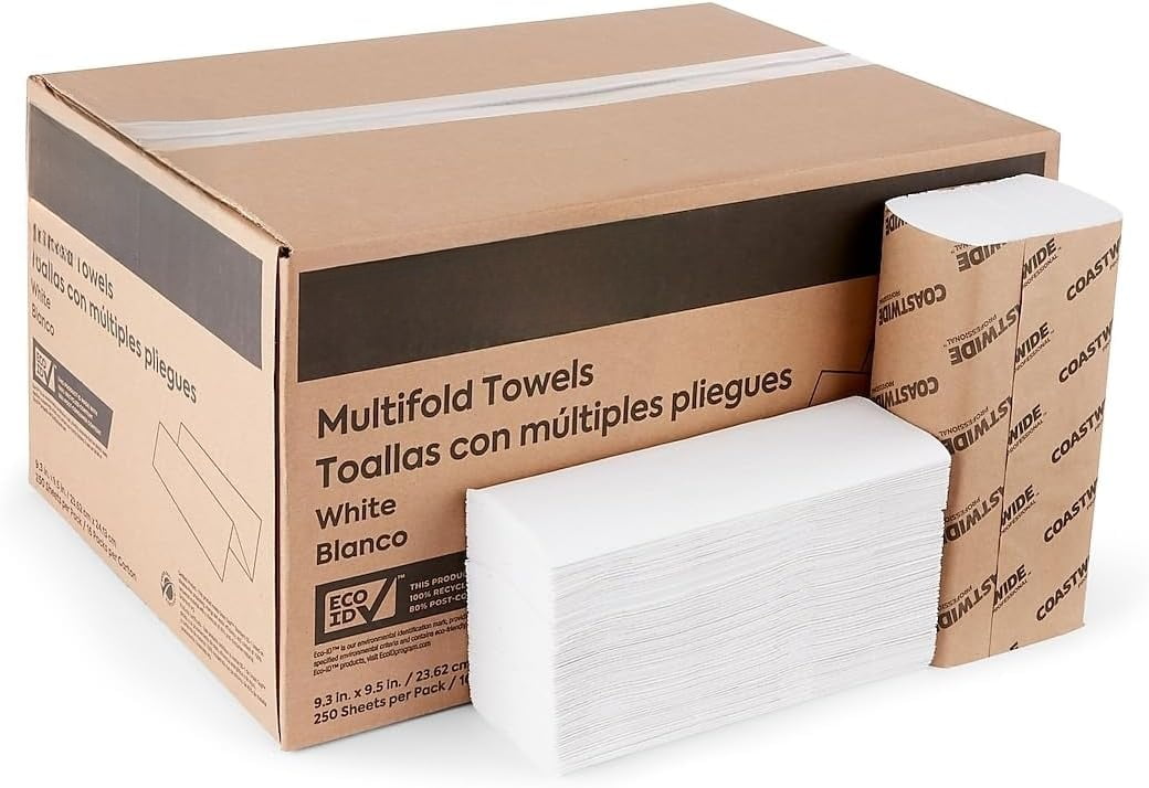 Tork Premium Soft Multifold Paper Hand Towels, 2-Ply, White with