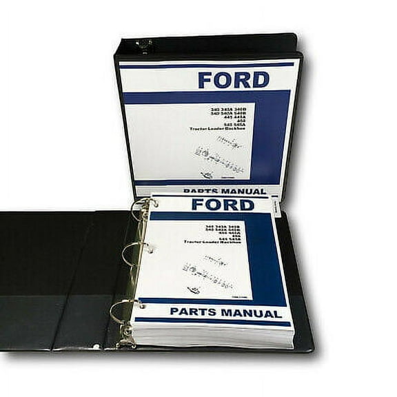 FORD 445 445A 450 545A LOADER BACKHOE TRACTOR PARTS MANUAL CATALOG BOOK ASSEMBLY