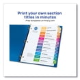 thumbnail image 2 of customizable table of contents ready index multicolor dividers, 12-tab, jan. to dec., 11 x 8.5, white, 6 sets, 2 of 7