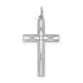 thumbnail image 1 of Pendentif Croix en Argent Sterling 925 Conçu au Laser, 1 of 2