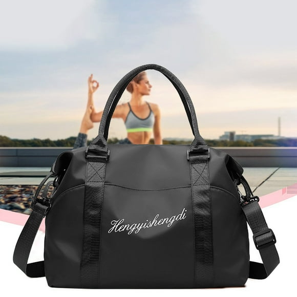 Tote Bags for Women with Zipper Duffel Bag, Sports Tote Gym Bag, Shoulder Weekenders Overnight Bag for Women , Waterproof, Suitable for Traveling, Fitness, Shopping