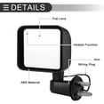 thumbnail image 3 of Espejos de remolque plegables para remolque de lado para Jeep Wrangler 2011 2012 2013 1 juego, 3 of 7