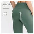 thumbnail image 3 of Women Sports Pants High Waist Pocket Breathable Quick-Drying Yoga Running, 3 of 8
