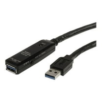 StarTech.com USB3AAEXT10M Black USB 3.0 Active Extension Cable
