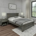 thumbnail image 2 of Maxwood Furniture, Inc. Max and Lily Farmhouse Queen Panel Bed Barnwood Brown, 2 of 5