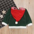 thumbnail image 5 of LWNYDPLSD Hawaiian Christmas Shirt Cute Sweatshirts for Teens Girls Sweatshirt Size 10-12 Girls' Blouses & Button-down Shirts Clothes Baby Clothes, Green 12-18 Months, 5 of 8