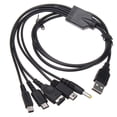 thumbnail image 1 of 5 in 1 Charging Cable for Nintendo Wii U, NEW 3DSXL, PSP, Charge Cord, 1 of 5