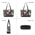 thumbnail image 6 of FORMRS Canvas Laptop Tote Bag for Women with 15.6" Computer Compartments Shoulder Handbag, Blue Apple Pattern, 6 of 7