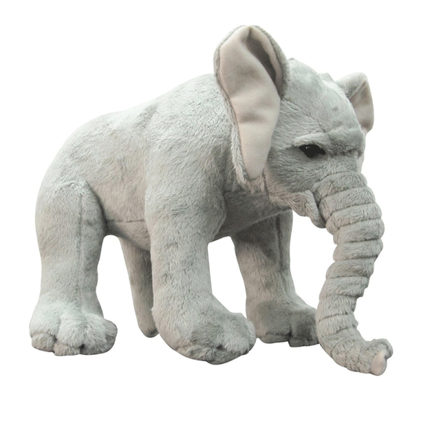 10 inch Jungle Safari Zoo Plush Stuffed Wild Animal Toy Elephant