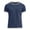 Dark Blue #20, variant on Mens Linen Shirts Short Sleeve Crew Neck T Shirt 2026 Summer Cotton Loose Beach Tee Lightweight Breathable Ringer Classic Tops Light Blue L