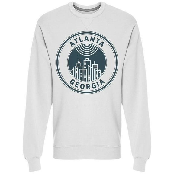 Grunge Atlanta Georgia Sweatshirt Men -Image by Shutterstock, Male XX-Large
