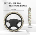 thumbnail image 7 of Picia Mosaic Forest Squirrel Car Steering Wheel Cover, Non-Slip, Breathable, Universal 15 inch, 7 of 7