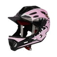 thumbnail image 2 of Casco de bicicleta para niños Casco integral Casco de ciclismo para accesorios de ciclismo Rosa claro, 2 of 9