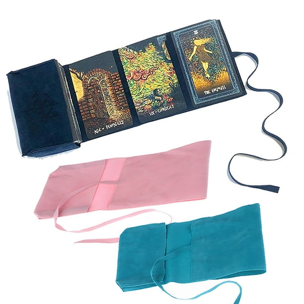 1 Pc Tarot Bolsa Tarjetas Bolsa de almacenamiento Paño Bruja Adivinación Joyería Astrología Bolsa de dados Juego Tarot Bolsa de almacenamiento Accesorios