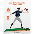 thumbnail image 4 of KFFKFF Pitching Hill, Movable Baseball Thrower's Hill, 85 in Indoor Outdoor Throwing Exercise and Training Gear, Softball Throwing Helpers with Antifade Grass, Pitching Rubber, Adjustable Foundation, 4 of 9