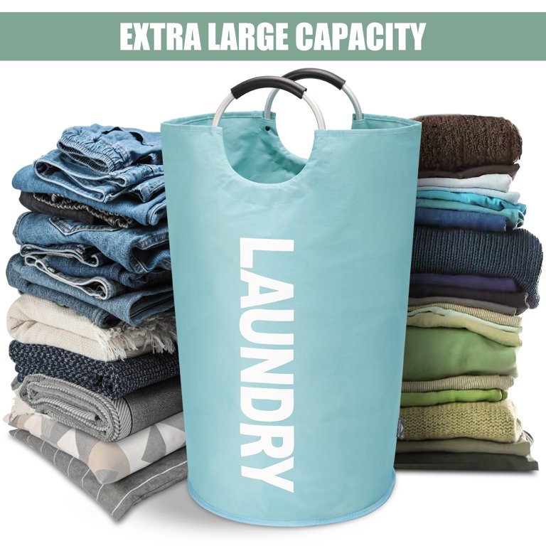 DOKEHOM 115L X-Large Laundry Basket, Collapsible Laundry Bag