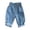 Blue, variant on Toddler Baby Boy Girl Casual Denim Jacket Straight Coat Outerwear Warm Spring Autumn Lightweight Button Front Size 3-4 Years