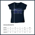 thumbnail image 7 of Blue American Flag Courage Loyalty Honor Women's V-Neck T-shirt USA Military Proud Veteran's Day Don't Tread on Me Tee, 7 of 7