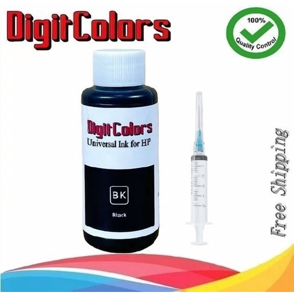 STAR- 100Ml Black Refill Ink Hp 67 67Xl Envy 6055 6052 6455 6475 6452 6458 6454