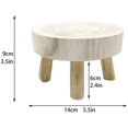 thumbnail image 2 of Mini Wooden Stool Display Stand,Round Wood Flower Pot Plant Stand Potted Stand Plant Stools Indoor Vintage Wood Grain Wooden Plant Pot Riser Stand for Indoor Outdoor Decor (L), 2 of 7