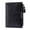 Black, variant on Small Wallet Women RFID Blocking Soft Leather Bifold Card Holder Zipper Coin Pocket with Removable ID Window.