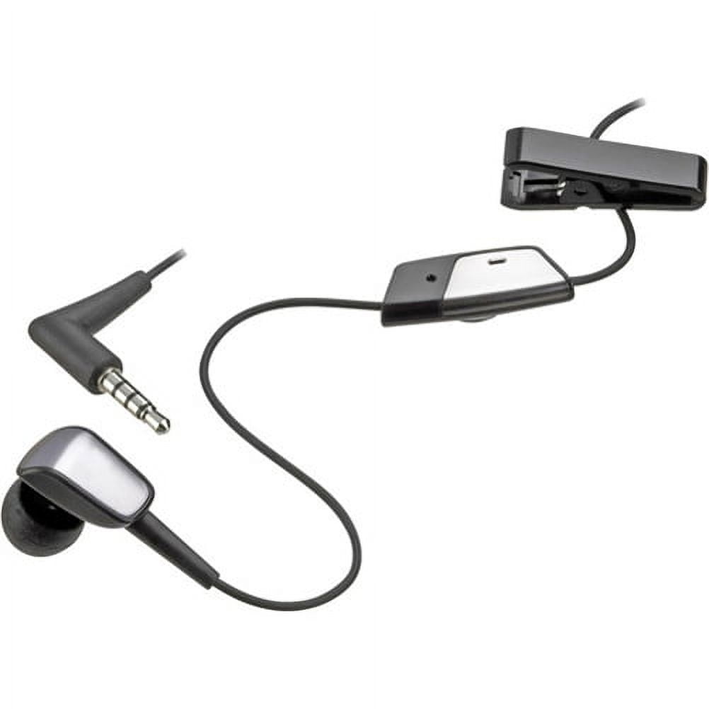Headset MONO 3.5mm Hands-free Earphone Single Earbud Headphone w Mic Wired [Black] A9O for Motorola Droid Maxx 2 Turbo, G4 Plus, Google Nexus 6, Moto E LTE E4 PLUS, G4 Play, G5 PLUS (XT1687)