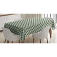 thumbnail image 1 of Ambesonne Romantic Tablecloth Rectangular Table Cover, Valentine's Hearts, 60"x84", Sea Green Brown, 1 of 3