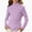 Purple, variant on Afuyipoi Girls Ribbed Turtleneck Pullover Sweater 100% Cotton for Kids Size 0-12Y Fall Winter School Layering Pink Size 3T