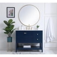 thumbnail image 6 of 42 inch Single Bathroom Vanity in Blue, 6 of 8