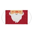 thumbnail image 1 of relayinert Christmas Themed Dust Mask Breathable Polyester Printing Face Mask with Elastic Ear Rope Type 1, 1 of 7