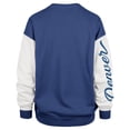 thumbnail image 3 of Women's '47  Navy Denver Broncos Double Header Rise Andie Pullover Sweatshirt, 3 of 3