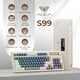 thumbnail image 2 of Teclado Gaming AULA S99 Inalámbrico Tri-Mode Bluetooth Verde, 2 of 7