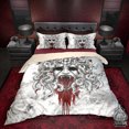 thumbnail image 2 of White Goth Bedding Set, Comforter or Duvet, Vampire Medusa, Gothic Bed Cover,, 2 of 10