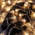 thumbnail image 2 of Yeacher 6 Meters/19.7Ft 40LEDs Bubble Ball Globe Design String Lantern Light Constant Bright& Flash 2, 2 of 8