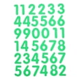 thumbnail image 1 of Home Office Night Glow 0-9 Number Sticker Glowing Numerical Cabinet Drawer Removable Decal Bathroom Luminous Adhesive Decoration Green Small, 1 of 7
