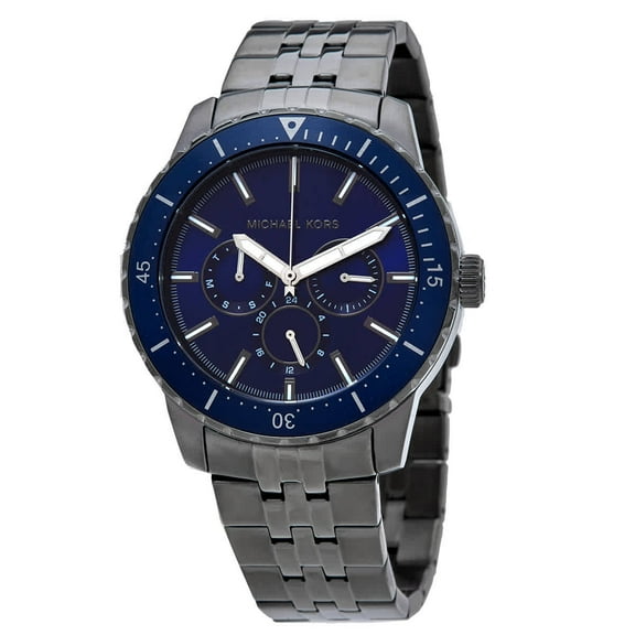 Michael Kors Cunningham Blue Dial Men's Multifunction Watch MK7155