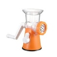 thumbnail image 2 of Manual Meat Grinder Food Grinder Hand Meat Processor Mincer Grinding Machine with Suction Base 1 Sausage Stuffing Tube 2 Grinding Plates 1 Food Pusher, 2 of 4