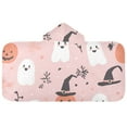 thumbnail image 5 of Yayeee Kids Hooded Towels Toddler Soft Absorbent Beach Bathing Wrap 50" x 23.5", Pink Halloween Ghosts, 5 of 5