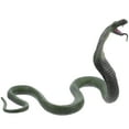 thumbnail image 5 of WEUVEB Lifelike Snake Model Olive Green Plastic 1Pcs Back to School, 5 of 8