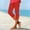 Red, variant on Xdegoge Womens Capri Leggings Yoga High Waisted Stretchy Athletic Cropped Pants with Cutout Hem Detail Gym Running Fitness Casual Summer Activewear