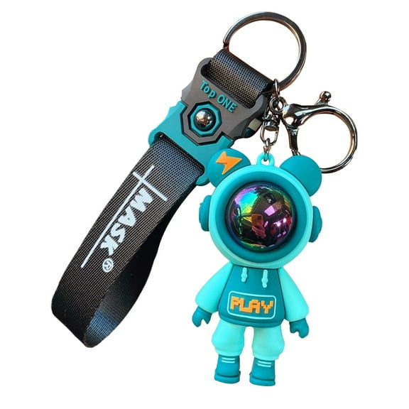 Under 5$ Mohdy Lightning Bear Keychain Pendant,Cute Silicone Key Ring Holder with Flexible Design,Durable Bag Charm Accessory for Keys and Backpacks,Perfect Gift for Kids and Friends