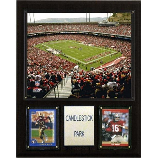 C & I Collectables 1215CANDEL NFL Candelstick Park Stadium Plaque