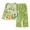 A-Green425, variant on XUELUO Toddler Outfit Sets Long Sleeve "Rich Capybara" Print Crewneck Tops With Pants Spring Comfortable 2-Piece Loungewear